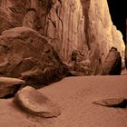 Sand Dune Arches, als wär's am Meer