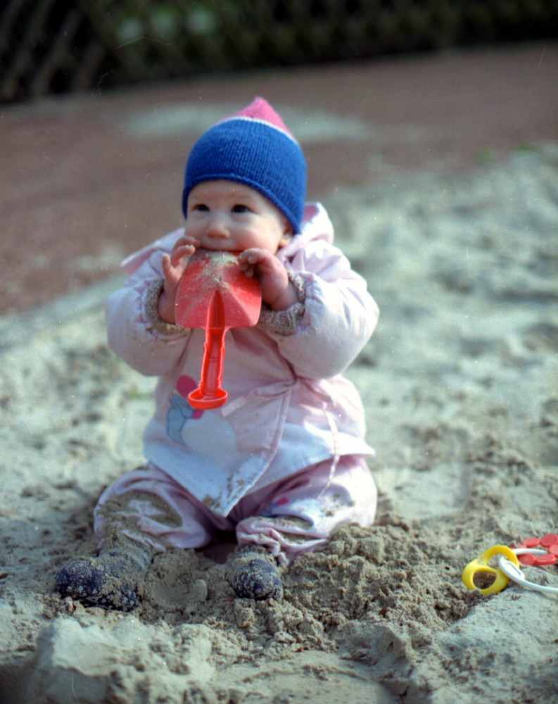 sand essen stärkt die abwehrkräfte..