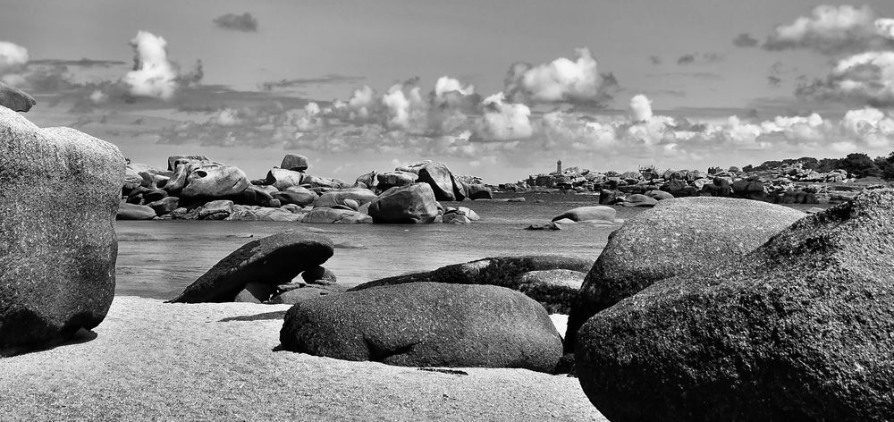 Sand, Felsen, Meer und Wind