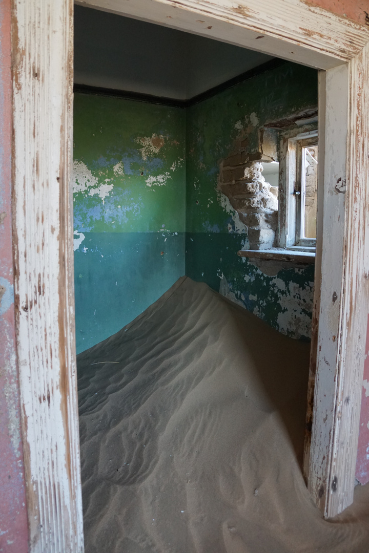 Sand im Zimmer