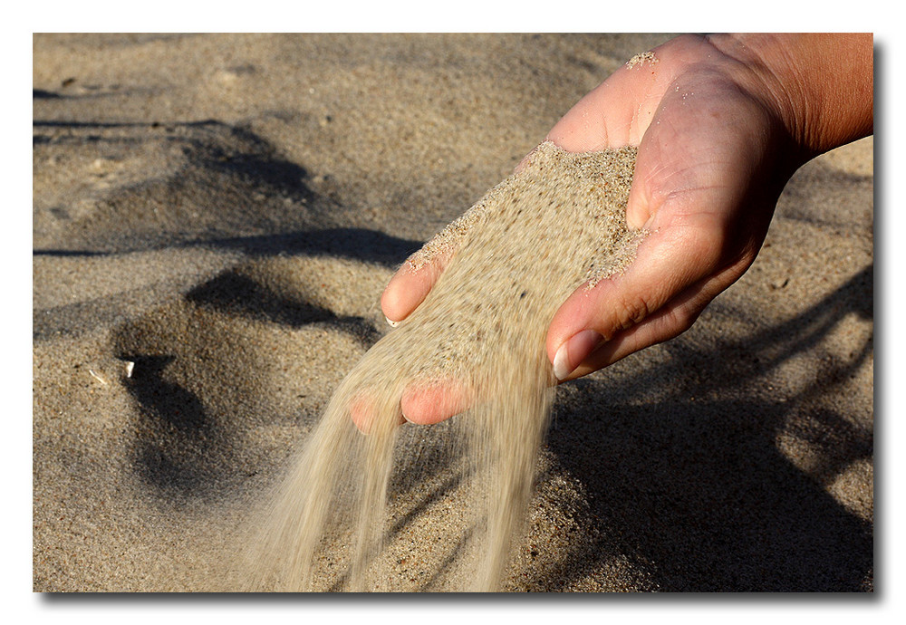 Sand in meiner Hand