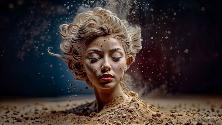 Sand-Lady -  La dame de sable