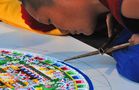 Sand-Mandala von Michael Werbeck 