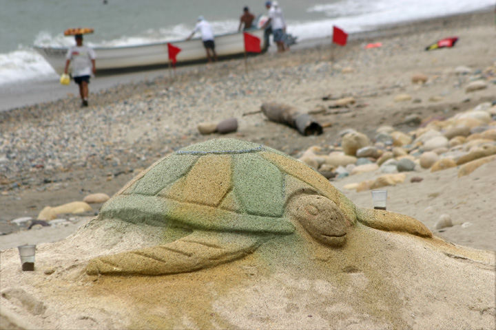 Sand Sculpture, Mexico