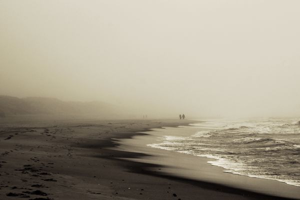 Sand und Nebel