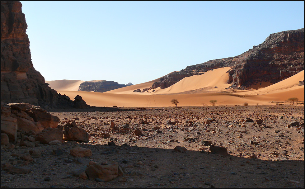 Sand und Steine