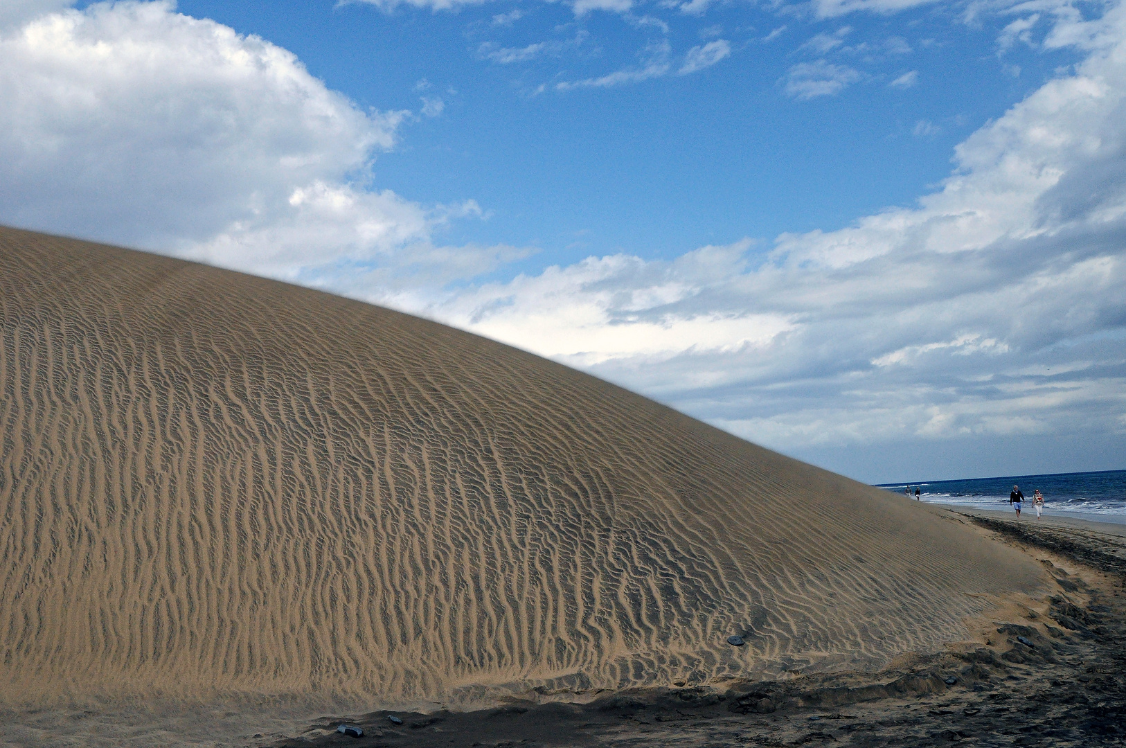 Sand vom Wind gezeichnet