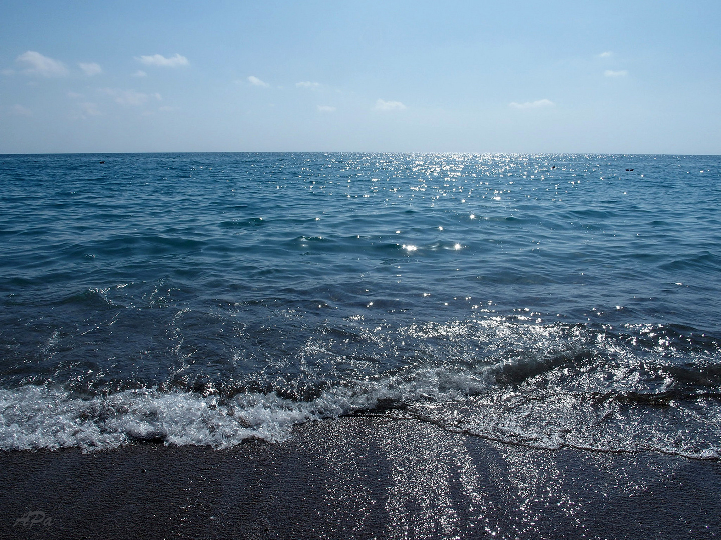 Sand-Wellen-Sonne