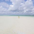 Sandbank auf dem Riff