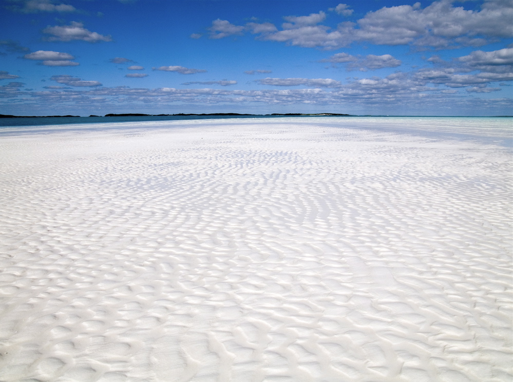 Sandbank bei Little Exuma, Bahamas 2