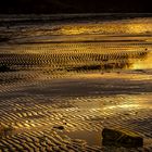 Sandbank in der Abendsonne