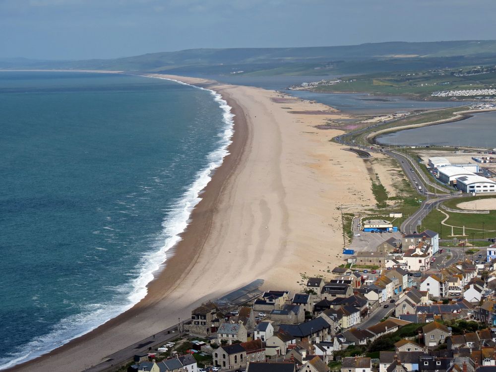 Sandbank zwischen Portland und Weymouth