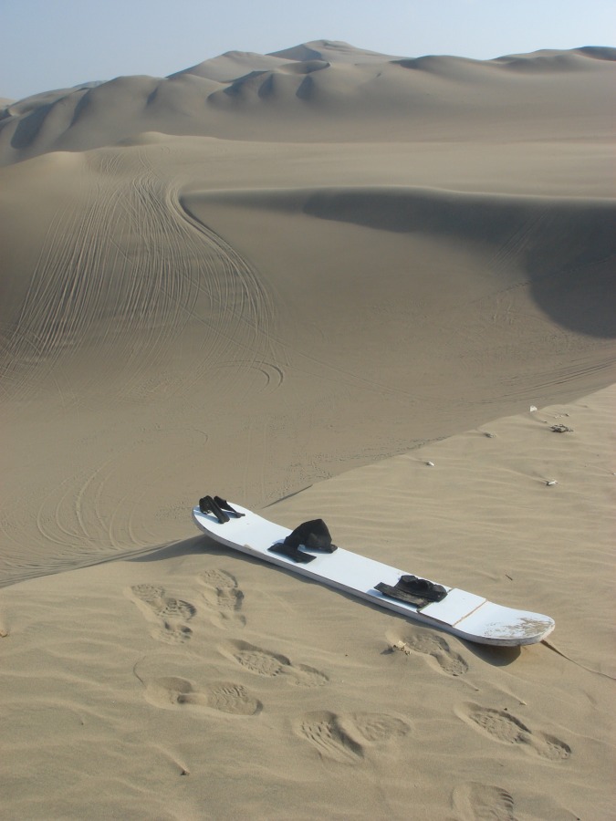 Sandboarding in Ica