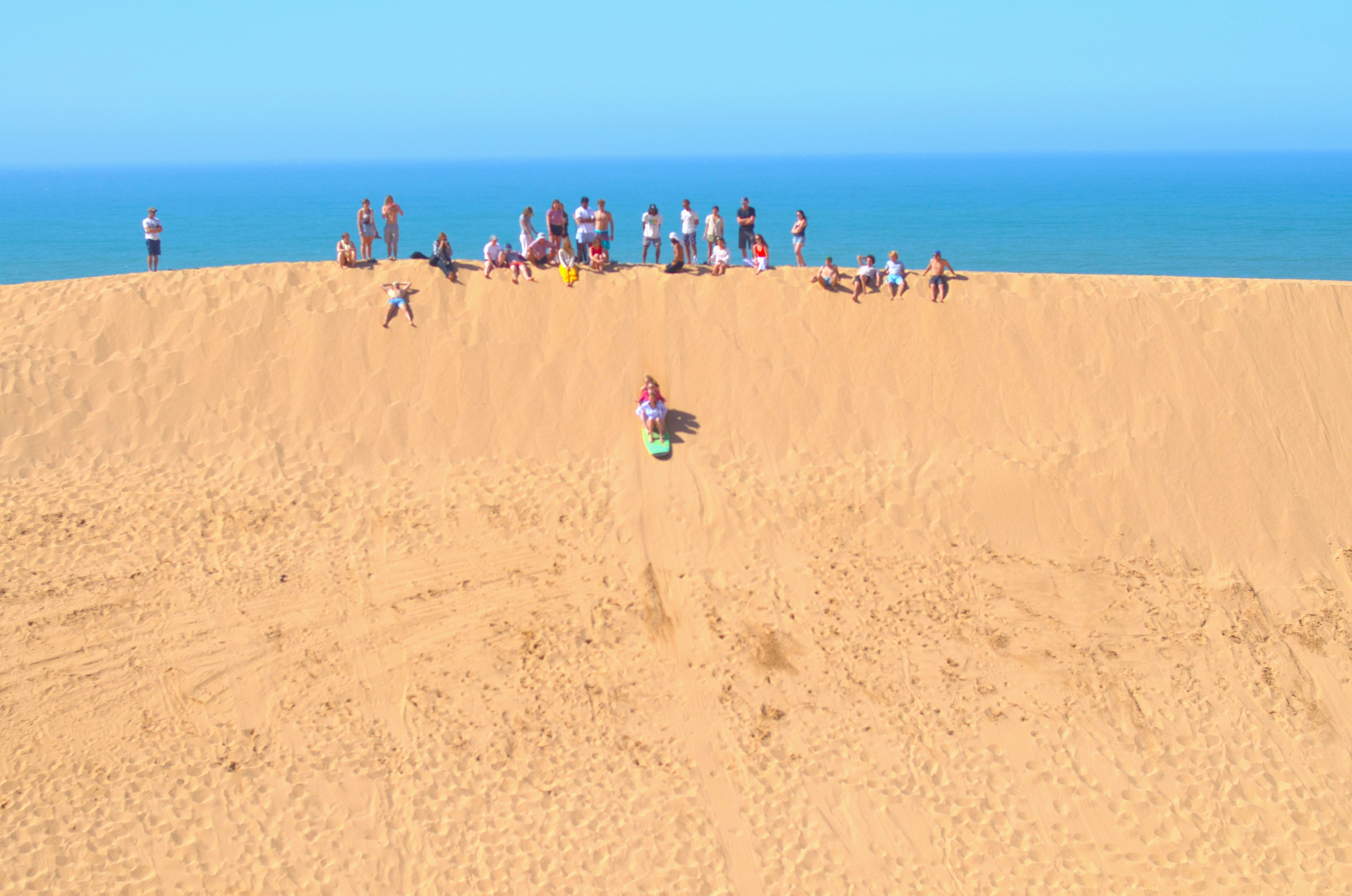 Sandboarding in Marokko