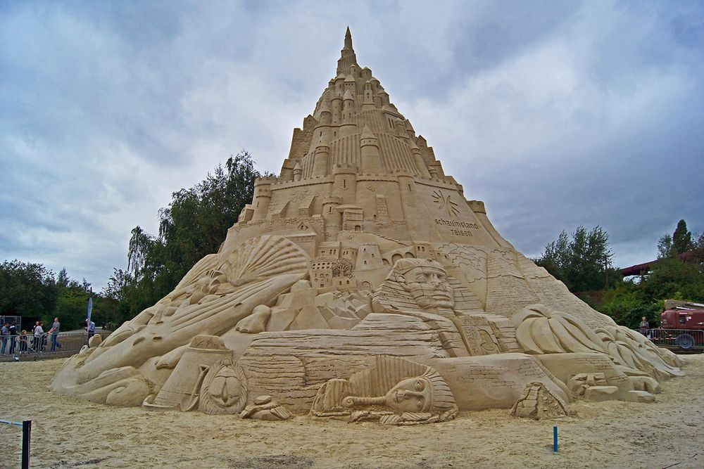 Sandburg Foto & Bild spezial, sand, natur Bilder auf