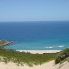 Sanddüne auf Robberg Island bei "Plet"