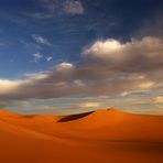 Sanddüne im Sandmeer - Abendstimmung