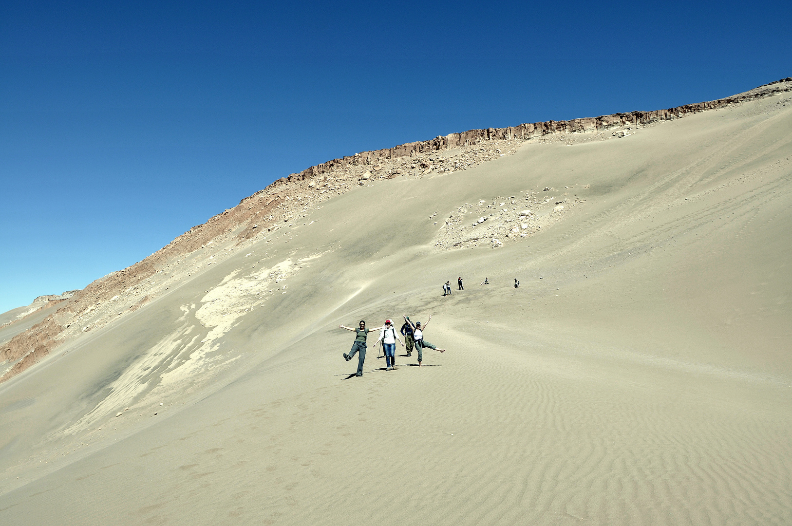 Sanddüne in der Atacama Wüste