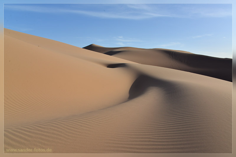 Sanddüne in der Mongolei