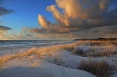 Sanddünen auf dem Deich