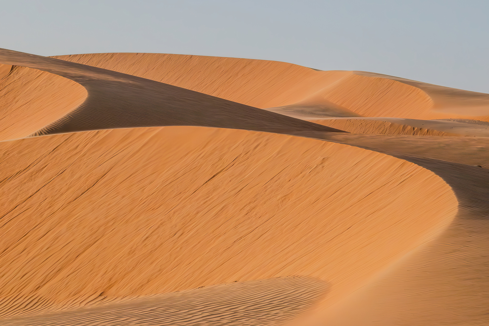 Sanddünen in der Wüste