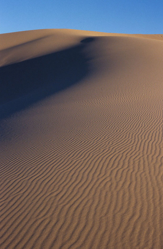 Sanddünen in der Wüste Gobi