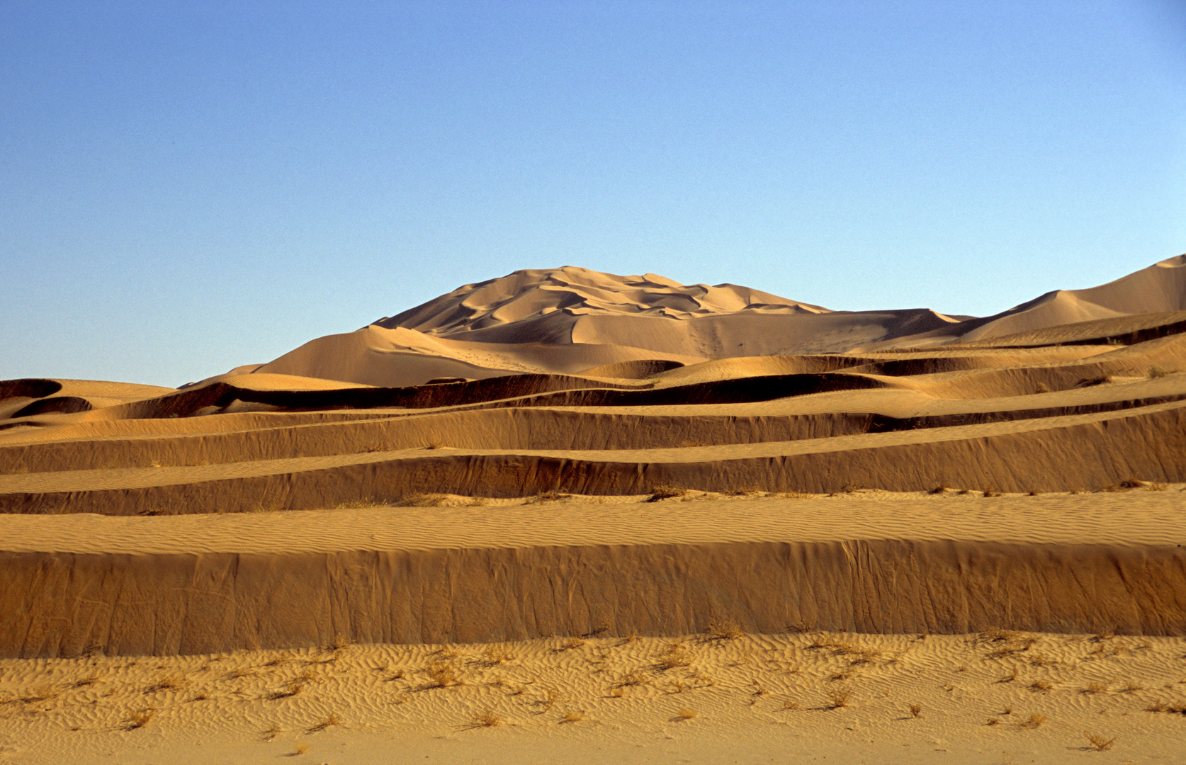 Sanddünen in der Wüste Rub al-Khali