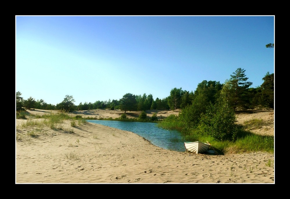 Sanddünen in Yyteri im Juni 2009