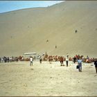 Sanddünenrodeln, Oase Dunhuang, Gansu China