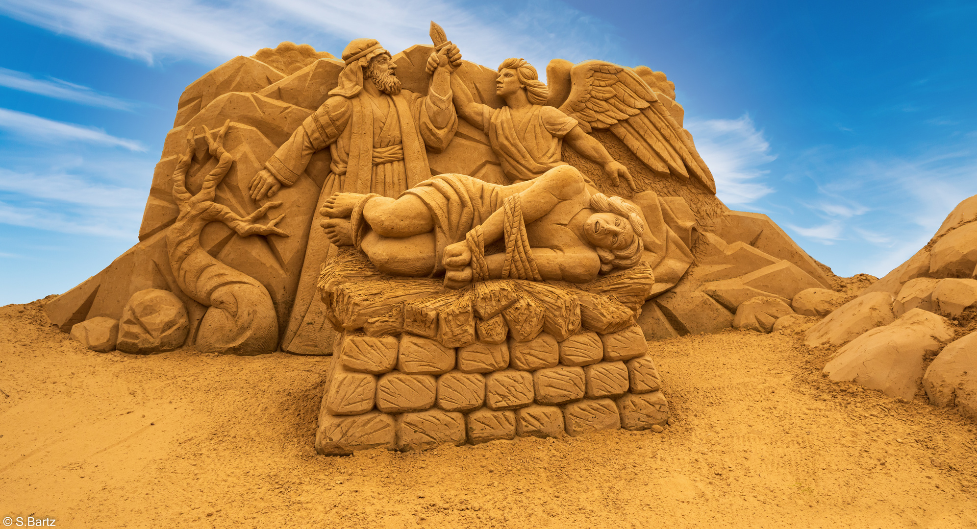 Sandfestival Binz 2020 - Das Opfer Abrahams
