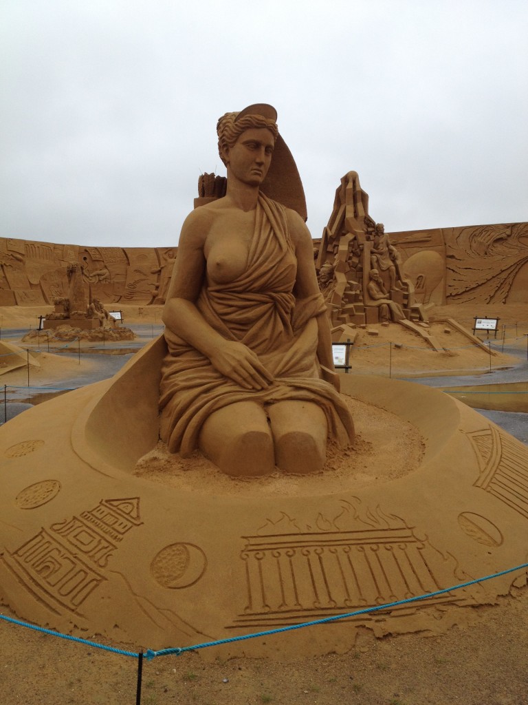 Sandfigurenfestival-Søndervig-Dänemark