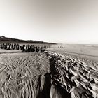 Sandformation am Strand