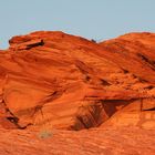 Sandgesteins in der Abendsonne