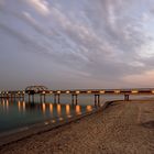 Sandhäufchen im Abendlicht