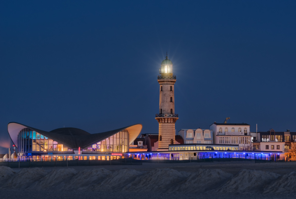 Sandhaufen vor Teepott-Ansicht