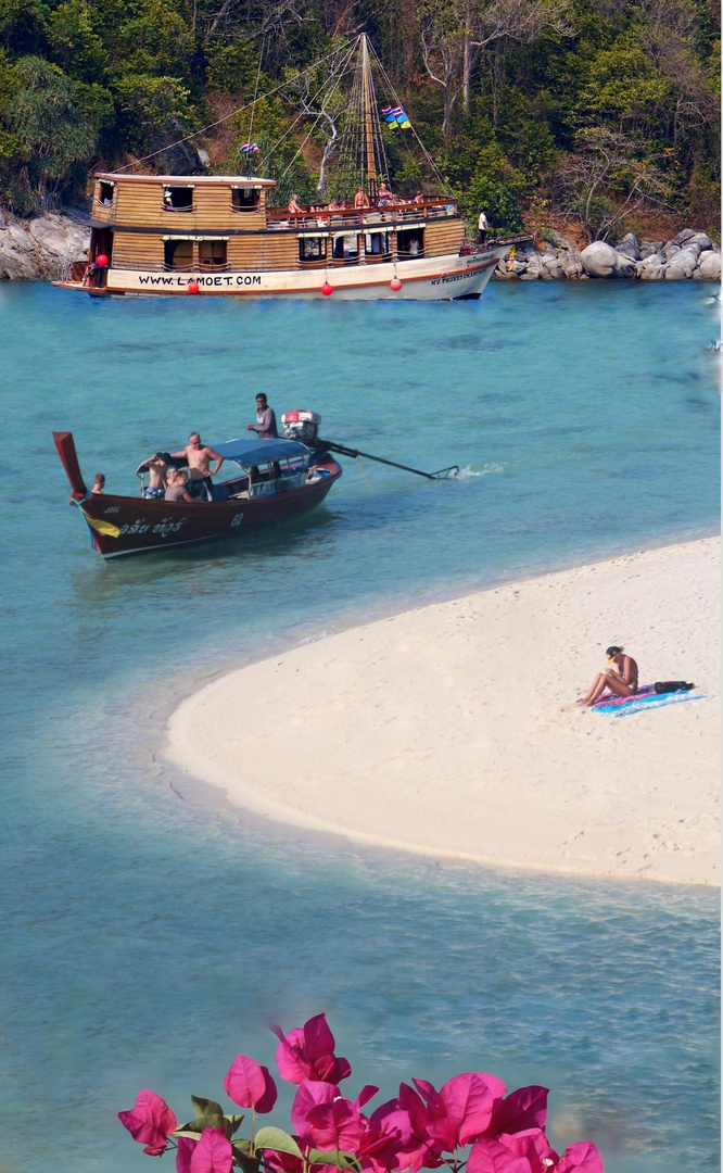 Sandlagune auf der Insel Koh Lipe  *fotomanny@ok.de)