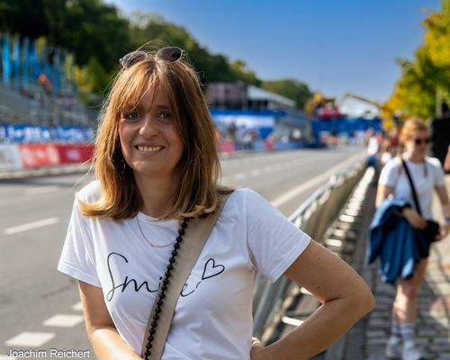 Sandra hatte viel Spaß beim Berlin Marathon