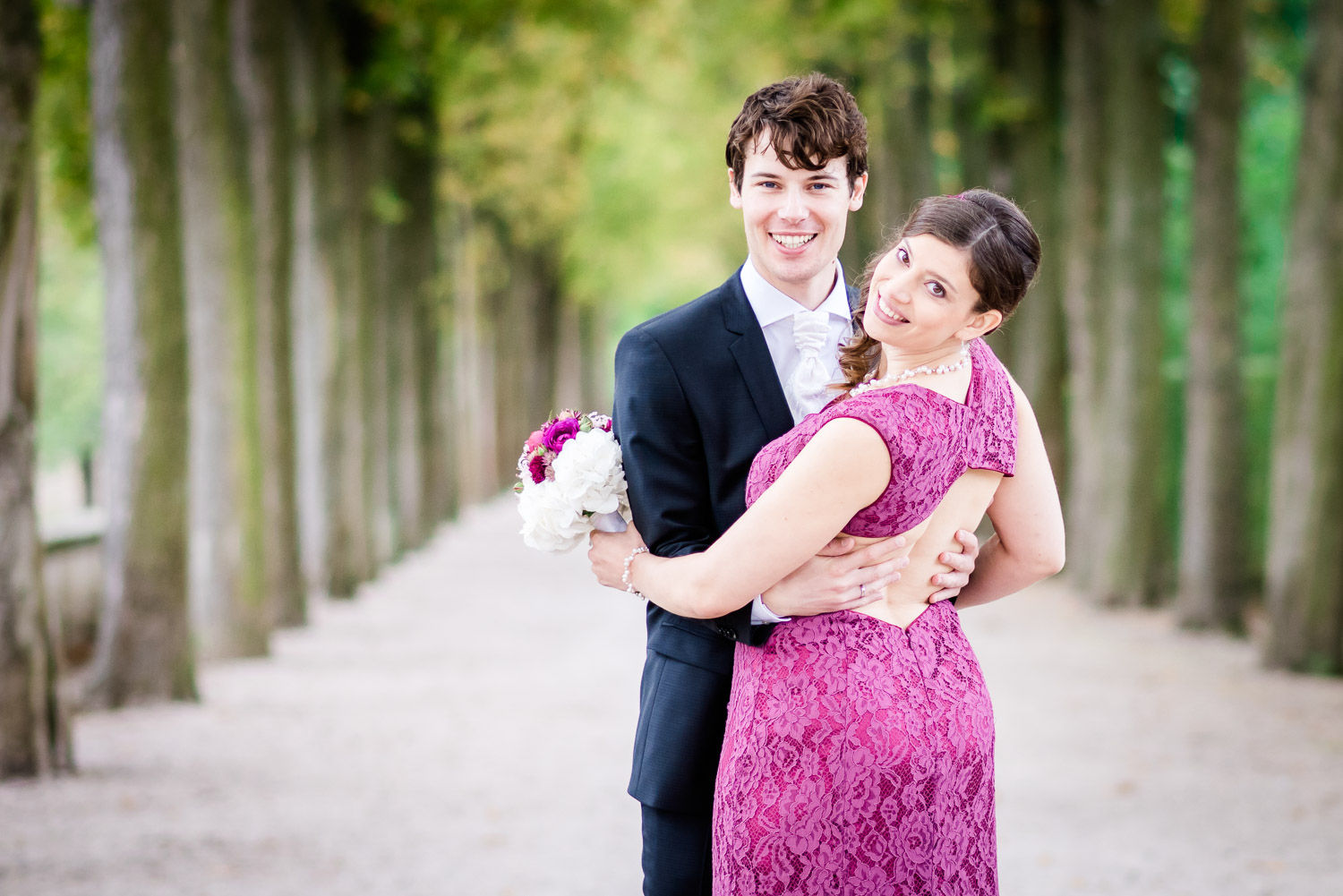 Sandra & Robert im Schwetzinger Schlossgarten