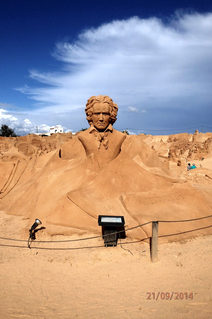 Sandsculpturen in Pera