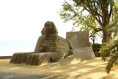 Sandskulptur auf der Insel Mainau