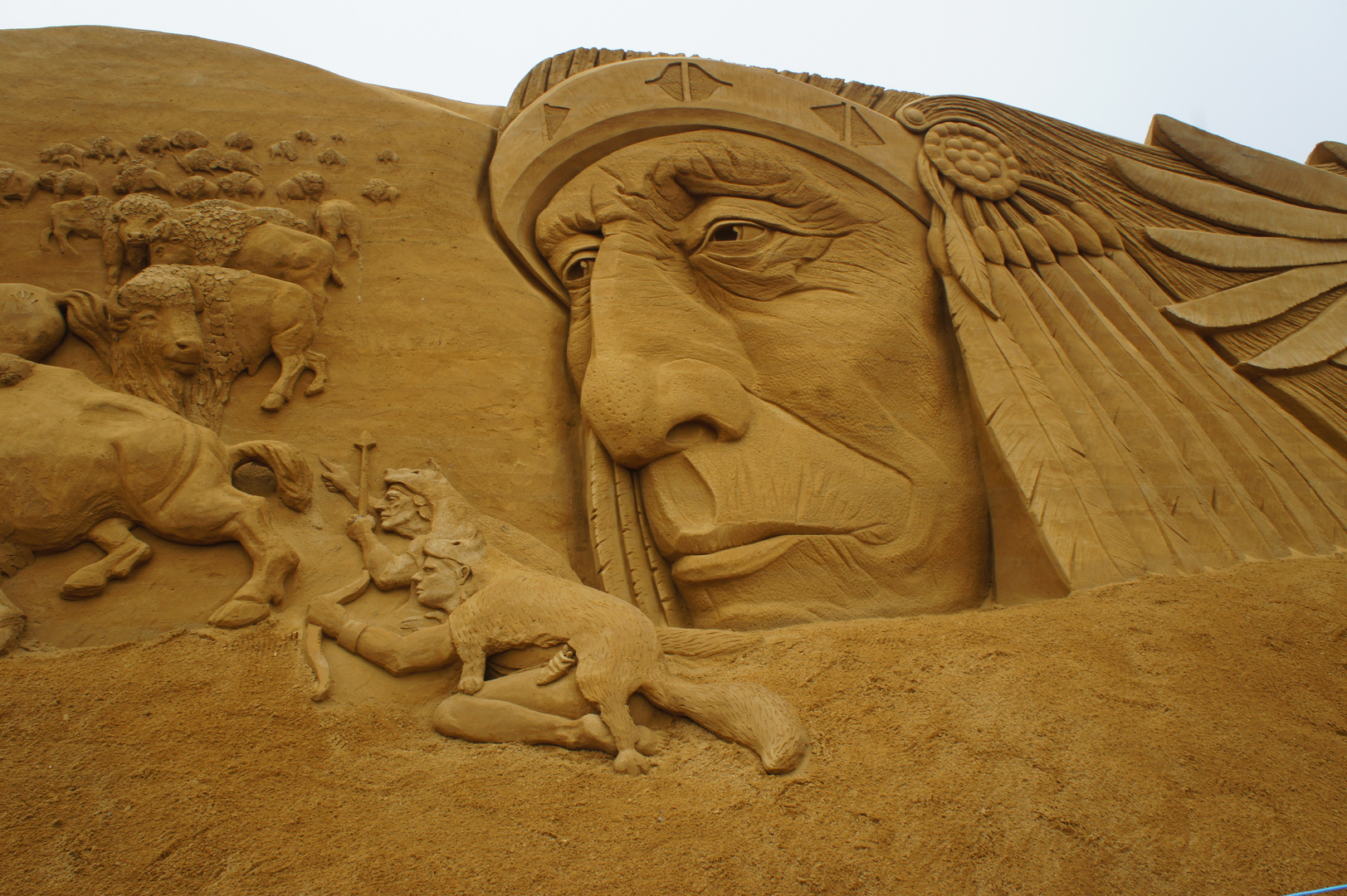 Sandskulptur-Festival 2013 "The Wild West" (4:3)