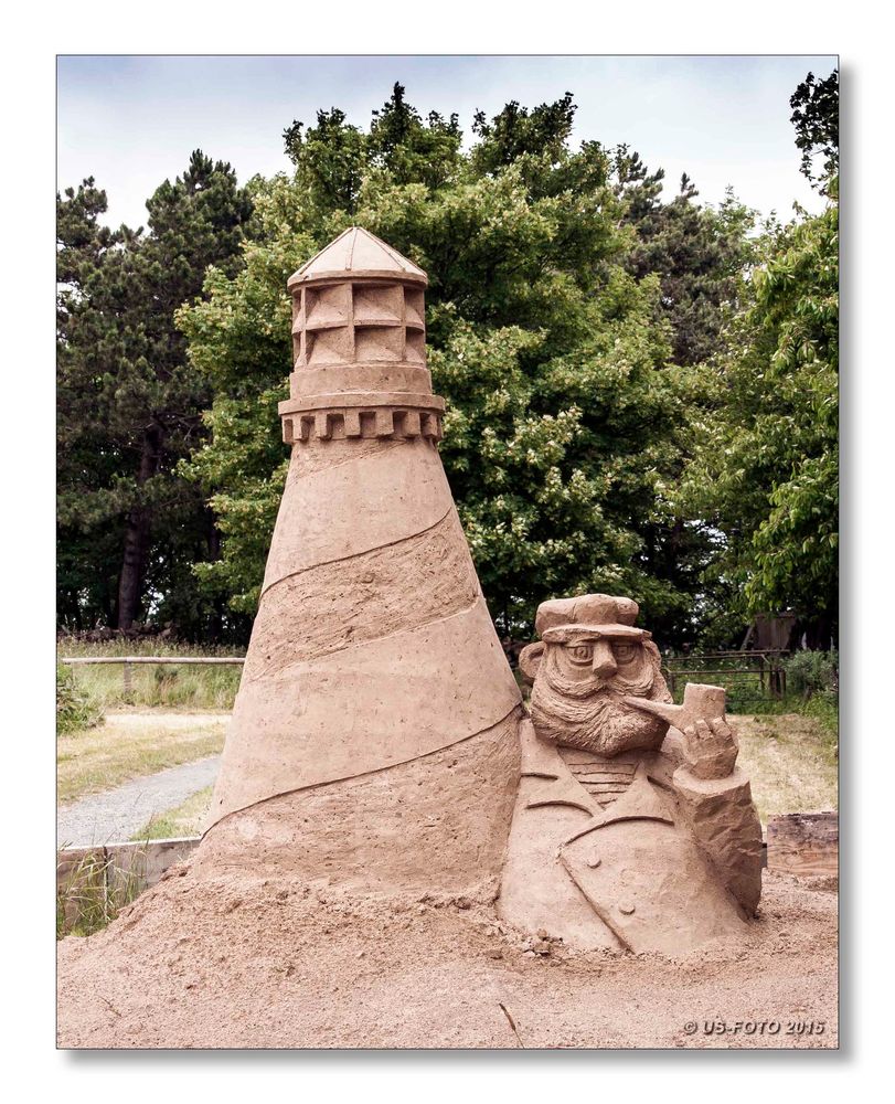 Sandskulpturen auf Rügen