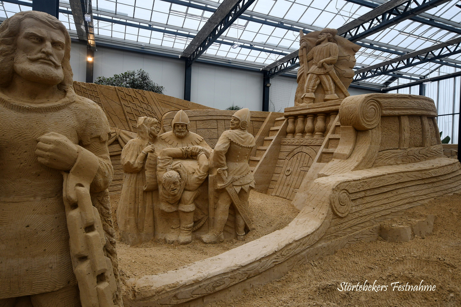 Sandskulpturen Ausstellung in Prora auf Rügen... 