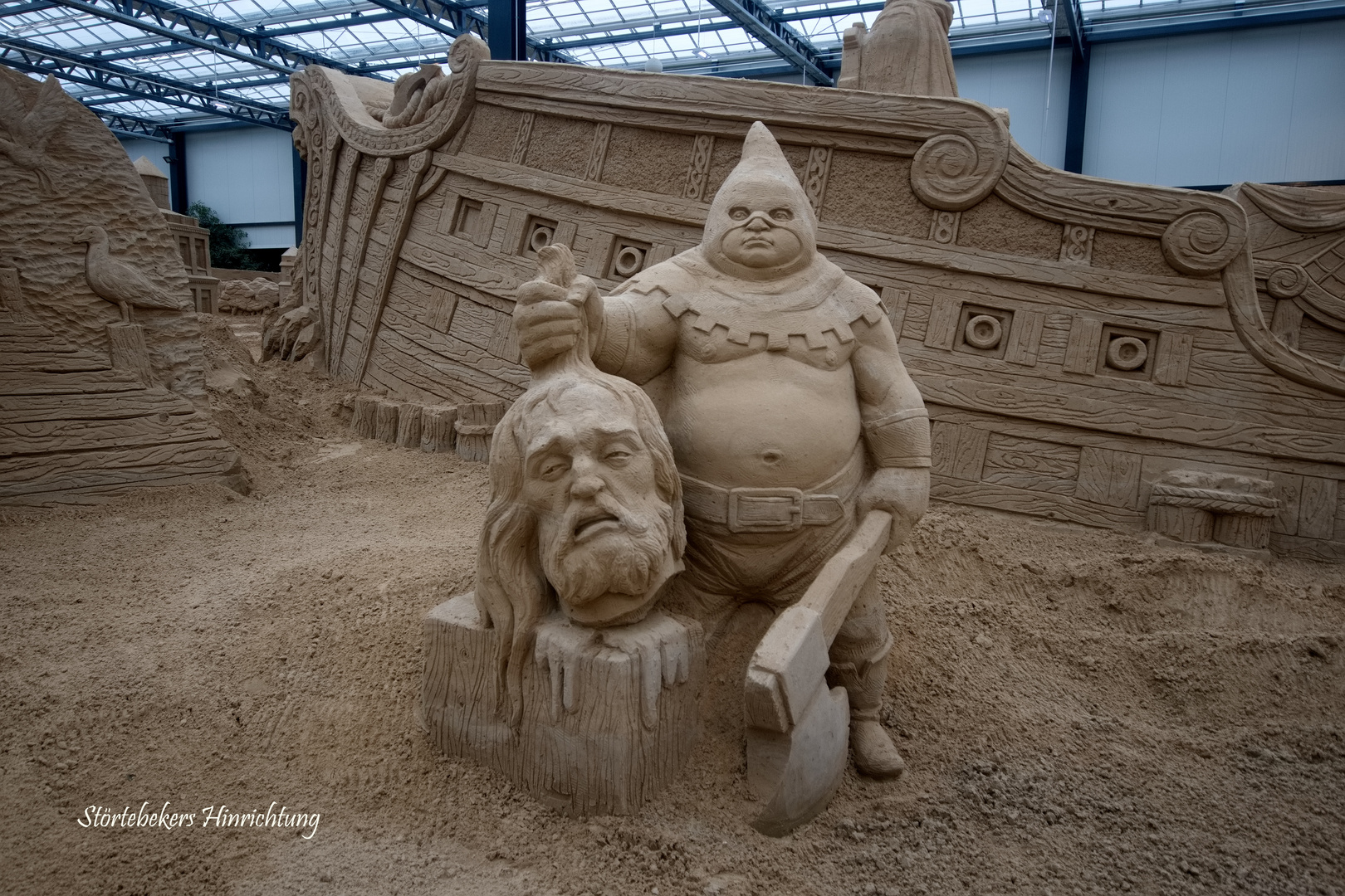 Sandskulpturen Ausstellung in Prora auf Rügen... 