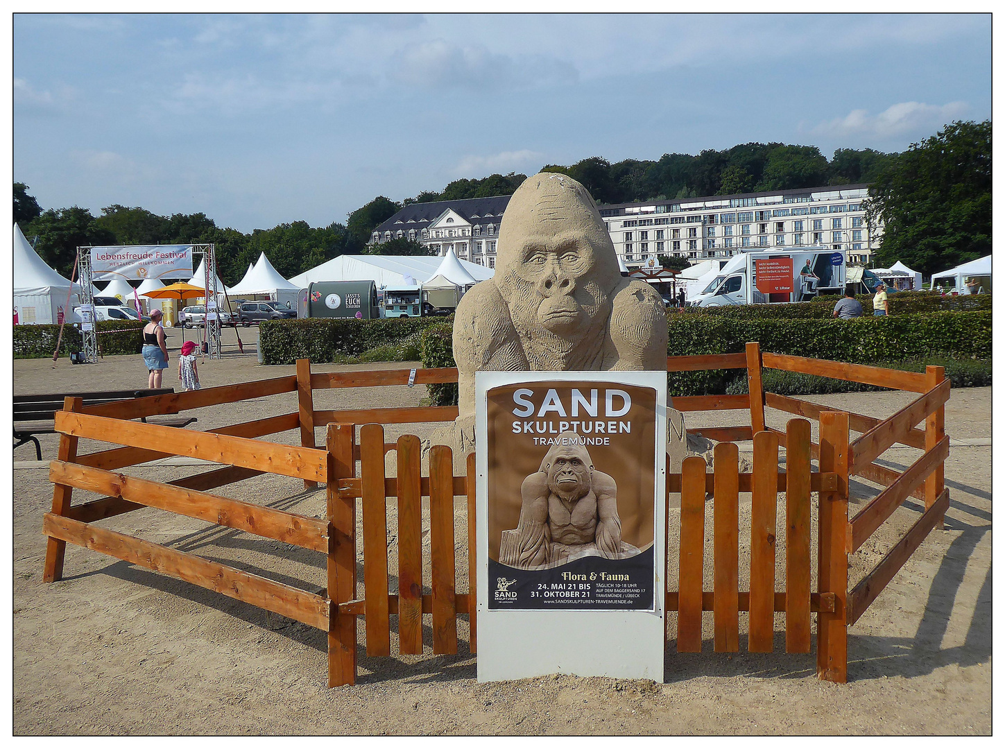 Sandskulpturen Ausstellung in Travemünde