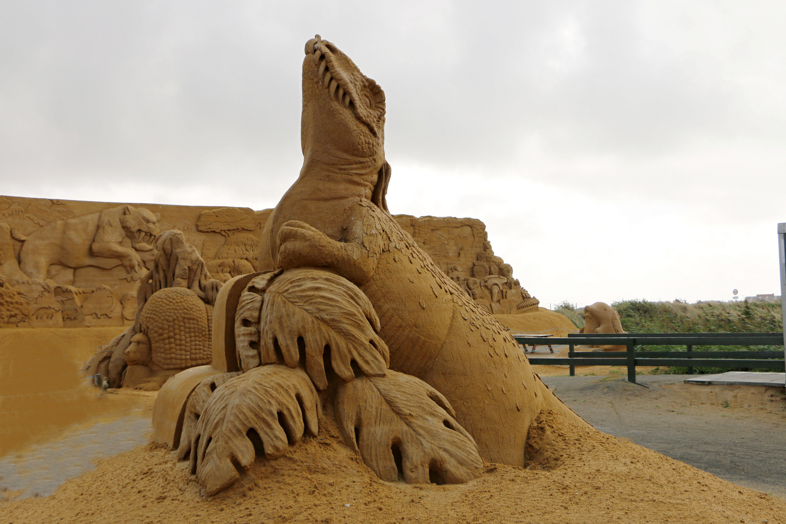 Sandskulpturen in Dänemark