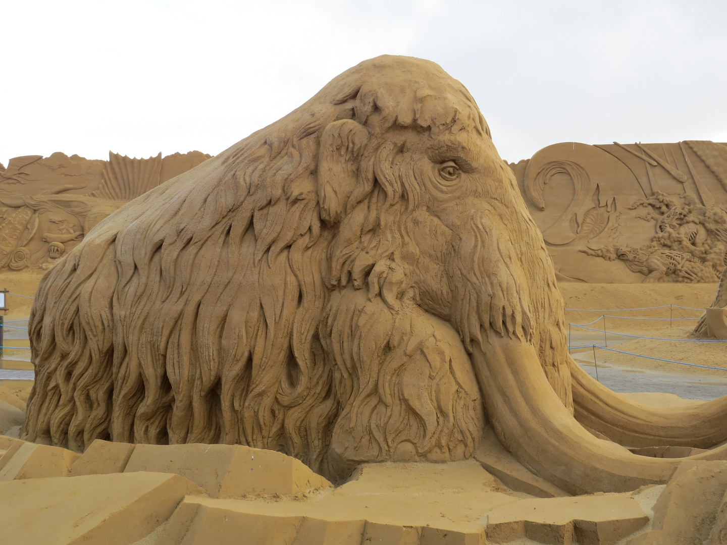 Sandskulpturen in Dänemark