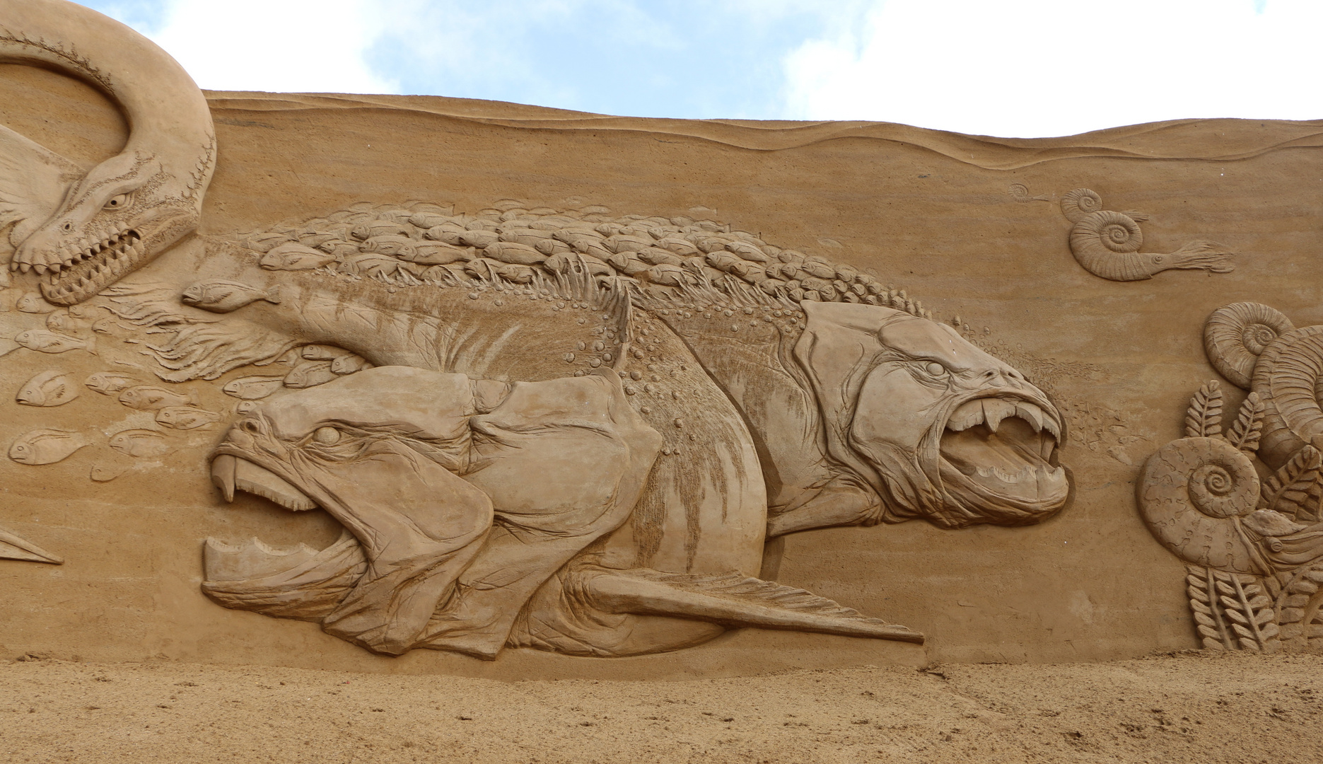 Sandskulpturen in Dänemark