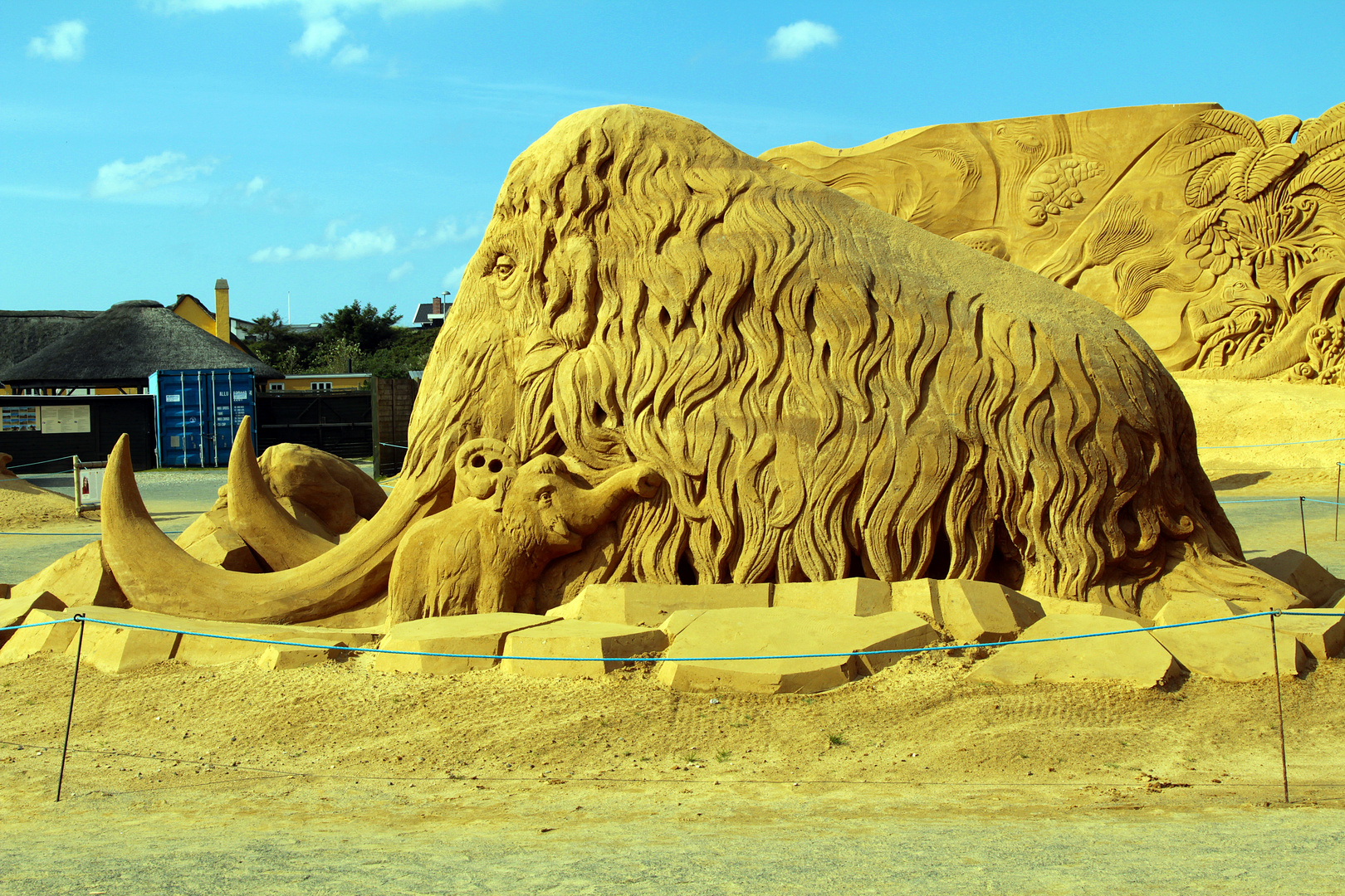 Sandskulpturen in Dänemark (Sondervig) 2015