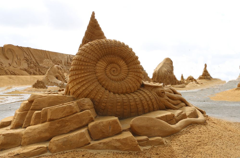 Sandskulpturen in Dänenemark